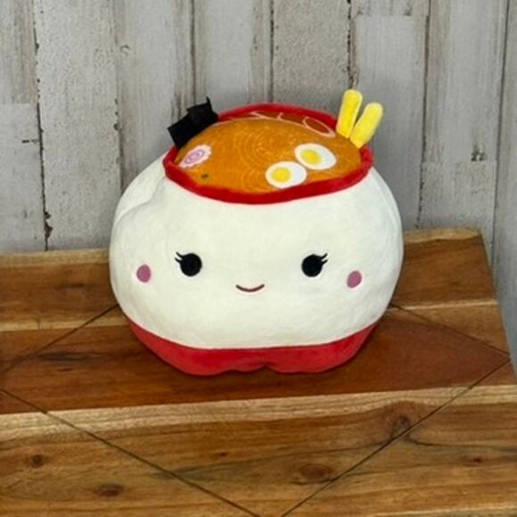 NWT Squishmallows 8" Flip-a-Mallow Raisy & Shun Ramen Sushi Plush Toy - Picture 1 of 8